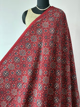 Load image into Gallery viewer, Ajrakh Cotton Fabric 11 - Hand Block Print Natural Dye Yardage