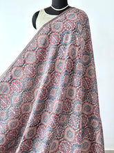 Load image into Gallery viewer, Ajrakh Cotton Fabric 12 - Hand Block Print Natural Dye Yardage