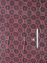 Load image into Gallery viewer, Ajrakh Cotton Fabric 13 - Hand Block Print Natural Dye Yardage