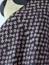 Load image into Gallery viewer, Ajrakh Cotton Fabric 14 - Hand Block Print Natural Dye Yardage