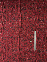 Load image into Gallery viewer, Ajrakh Cotton Fabric 15 - Hand Block Print Natural Dye Yardage
