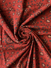 Load image into Gallery viewer, Ajrakh Cotton Fabric 15 - Hand Block Print Natural Dye Yardage