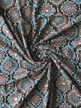 Load image into Gallery viewer, Ajrakh Cotton Fabric 16 - Hand Block Print Natural Dye Yardage