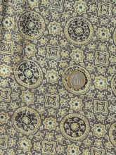 Load image into Gallery viewer, Ajrakh Cotton Fabric 17 - Hand Block Print Natural Dye Yardage
