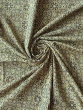 Load image into Gallery viewer, Ajrakh Cotton Fabric 17 - Hand Block Print Natural Dye Yardage