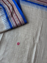 Load image into Gallery viewer, Karvati Kinar Vidarbha Tussar Jaala Palla Saree