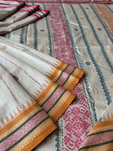 Load image into Gallery viewer, Karvati Kinar Vidarbha Tussar Jaala Palla Saree