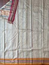 Load image into Gallery viewer, Karvati Kinar Vidarbha Tussar Jaala Palla Saree