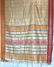 Load image into Gallery viewer, Karvati Kinar Vidarbha Tussar Jaala Palla Saree