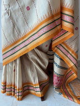 Load image into Gallery viewer, Karvati Kinar Vidarbha Tussar Jaala Palla Saree