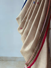 Load image into Gallery viewer, Karvati Kinar Vidarbha Tussar Jaala Palla Saree