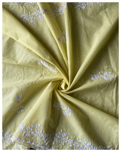 Appliqué Silk-Cotton Saree