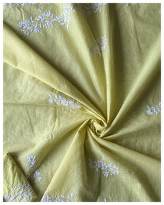 Appliqué Silk-Cotton Saree