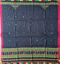 Load image into Gallery viewer, Bhujodi Kala Cotton Blouse Piece (Black)