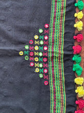 Load image into Gallery viewer, Bhujodi Kala Cotton Blouse Piece (Black)