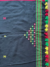 Load image into Gallery viewer, Bhujodi Kala Cotton Blouse Piece (Black)