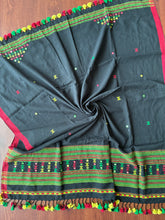 Load image into Gallery viewer, Bhujodi Kala Cotton Blouse Piece (Black)