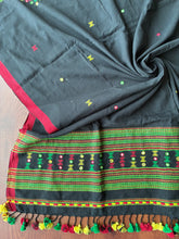 Load image into Gallery viewer, Bhujodi Kala Cotton Blouse Piece (Black)