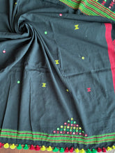 Load image into Gallery viewer, Bhujodi Kala Cotton Blouse Piece (Black)