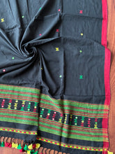 Load image into Gallery viewer, Bhujodi Kala Cotton Blouse Piece (Black)