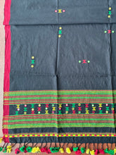 Load image into Gallery viewer, Bhujodi Kala Cotton Blouse Piece (Black)