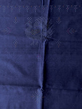 Load image into Gallery viewer, Tangaliya Cotton Blouse piece (Navy)