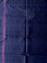 Load image into Gallery viewer, Tangaliya Cotton Blouse piece (Navy)