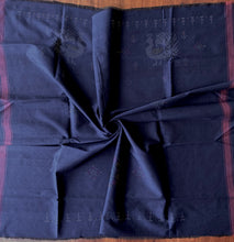 Load image into Gallery viewer, Tangaliya Cotton Blouse piece (Navy)