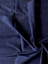 Load image into Gallery viewer, Tangaliya Cotton Blouse piece (Navy)