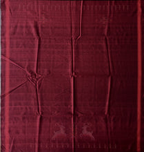 Load image into Gallery viewer, Tangaliya Cotton Blouse piece (Maroon)