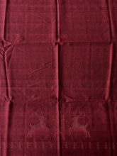 Load image into Gallery viewer, Tangaliya Cotton Blouse piece (Maroon)