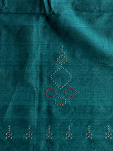 Load image into Gallery viewer, Tangaliya Cotton Blouse piece (Green)