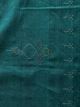 Load image into Gallery viewer, Tangaliya Cotton Blouse piece (Green)