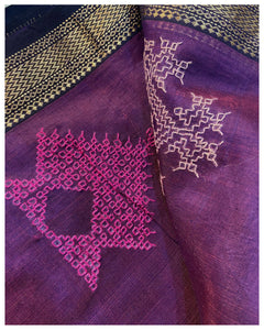 Kasuti Hand- Embroidered Saree