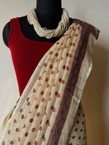 Ajrakh Kota Doria Saree