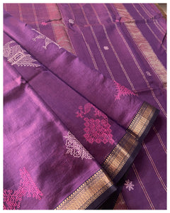 Kasuti Hand- Embroidered Saree