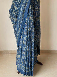 Ajrakh Kota Doria Saree