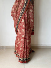 Load image into Gallery viewer, Block-Printed Silk-Cotton Saree