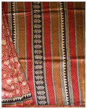 Load image into Gallery viewer, Block-Printed Silk-Cotton Saree