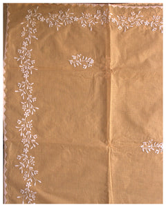 Appliqué Kota Doria Saree