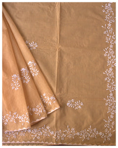 Appliqué Kota Doria Saree