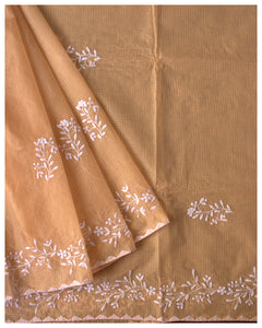 Appliqué Kota Doria Saree