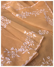 Load image into Gallery viewer, Appliqué Kota Doria Saree