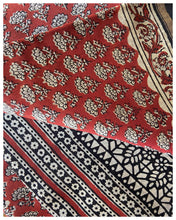 Load image into Gallery viewer, Block-Printed Silk-Cotton Saree