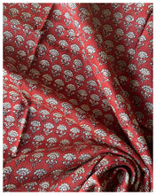 Load image into Gallery viewer, Block-Printed Silk-Cotton Saree