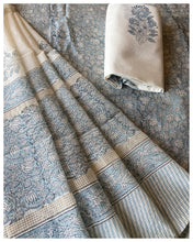 Load image into Gallery viewer, Block Printed Silk Cotton Suit