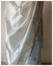 Load image into Gallery viewer, Block Printed Silk Cotton Suit