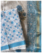 Load image into Gallery viewer, Block Printed Silk Cotton Suit