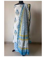 Load image into Gallery viewer, Block Printed Silk Cotton Suit