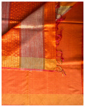 Load image into Gallery viewer, Handwoven Bhagalpuri Tussar Silk Saree